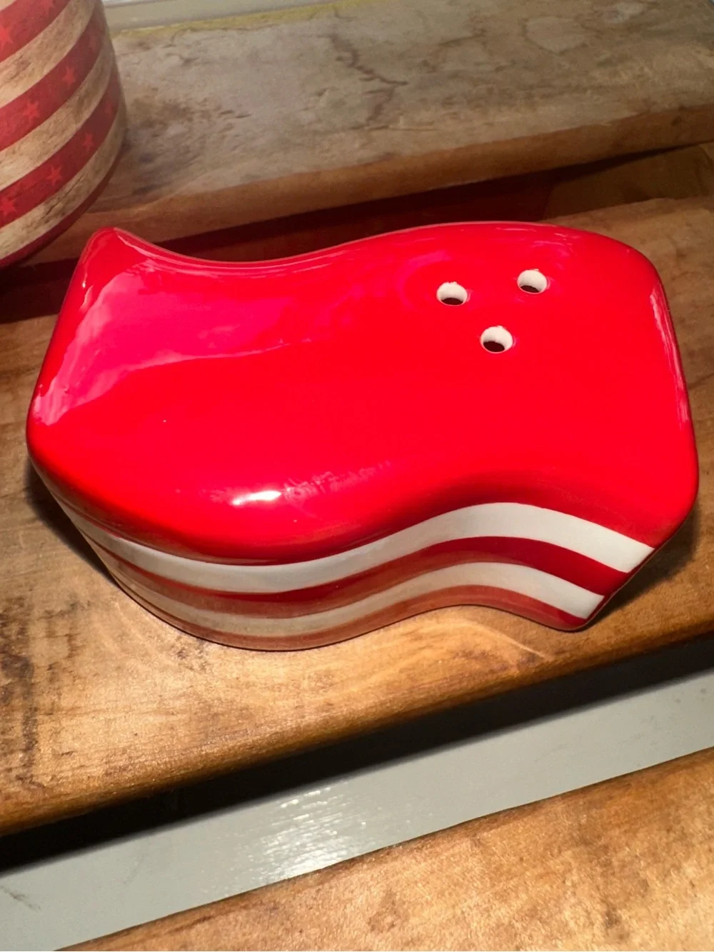 Star & Striped Flag Salt & Pepper Shakers ~ New - Picture 3 of 9